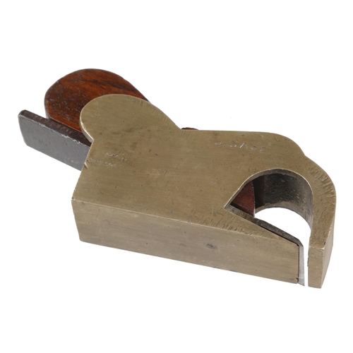 699 - A brass bullnose plane 3 1/2