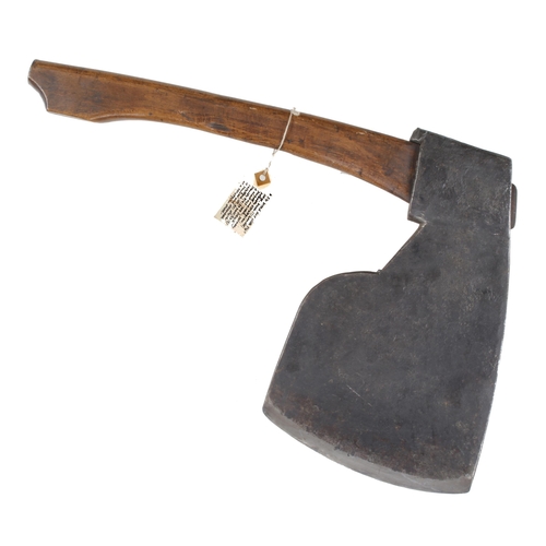 775 - A little used 8lbs Norwegian broad axe with 8