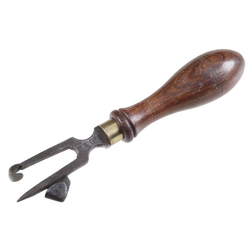 824 - A timber scribe with rosewood handle F