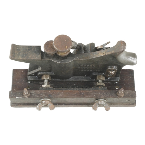 860 - A HOWKINS Model B plough plane with one cutter G