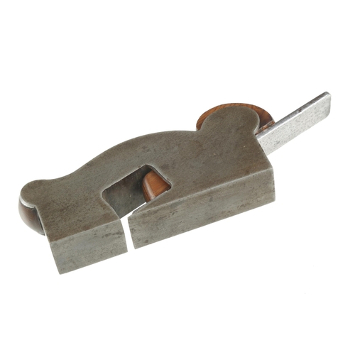 898 - An attractive small iron rebate plane 5