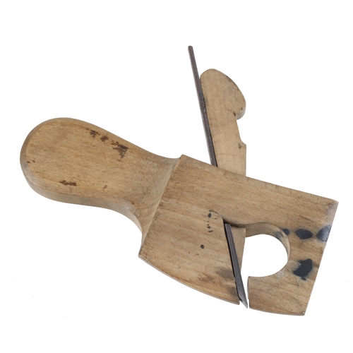 946 - A rare, unused, coachbuilder's tailed compassed grooving plane by MATHIESON, minor ink stain o/w F