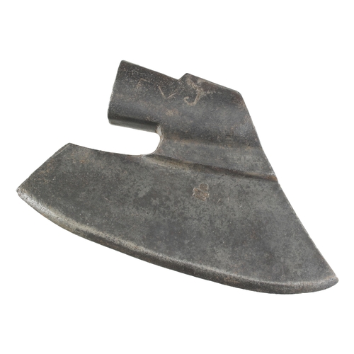 788 - A French side axe head with 12