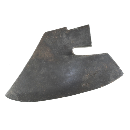 788 - A French side axe head with 12