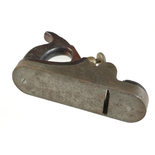 167 - A Scottish style iron smoother with unusual adjustable mouth (lacks iron) G