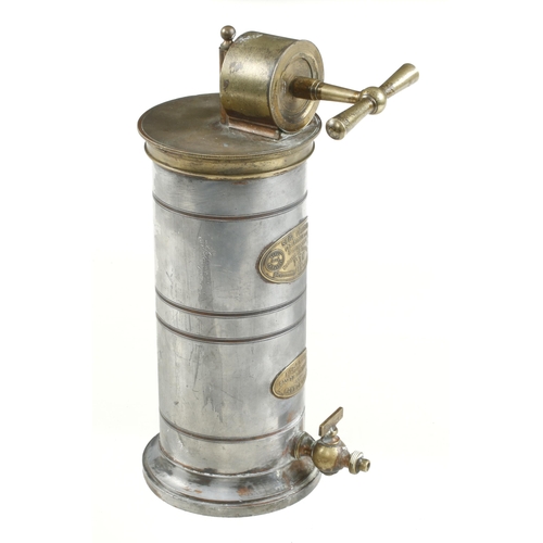 200 - A French pewter and brass vaginal douche. A contraception method of the 19c G
see https://muvs.org/e... 