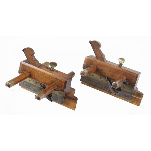 25 - Two little used beech ploughs by SIMS and MOSELEY G++
