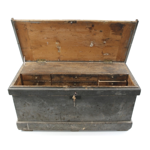 374 - Two pine tool chests 36