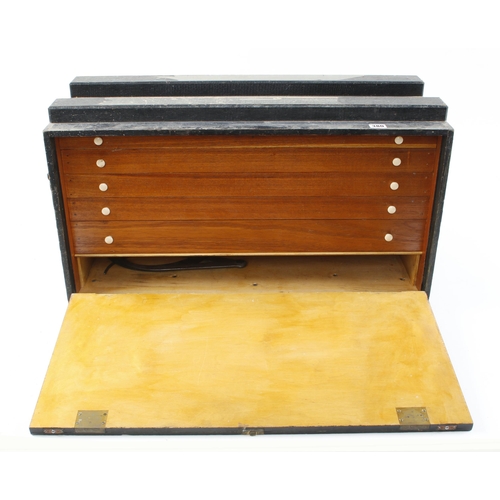 380 - A patternmaker's 5 drawer tool box 30