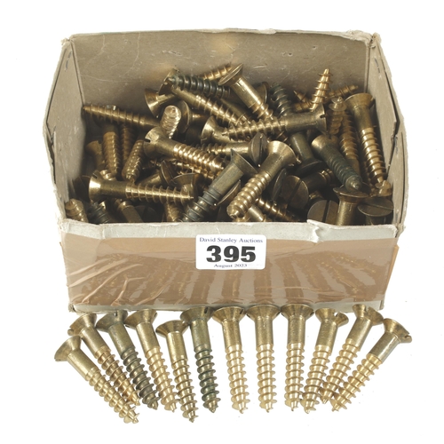 395 - 100 brass screws 2