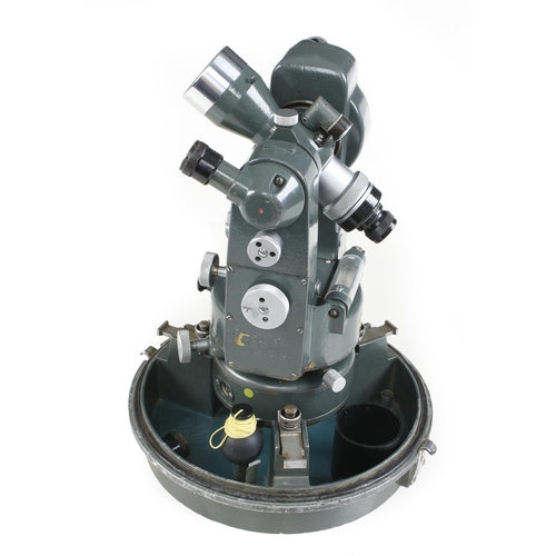 401 - A microptic theodolite by HILGER & WATTS No 2 in orig domed case with tripod G+