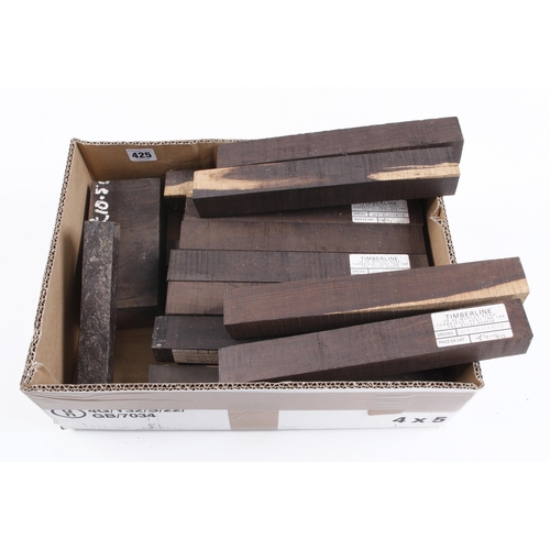 425 - 20 pieces of African blackwood mainly 11