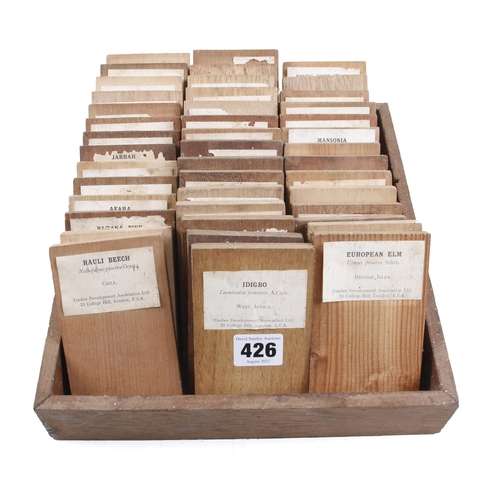 426 - 43 wood samples G