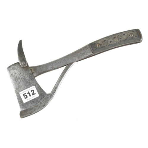 512 - A rare MARBLE No 2R hatchet with 2 1/4