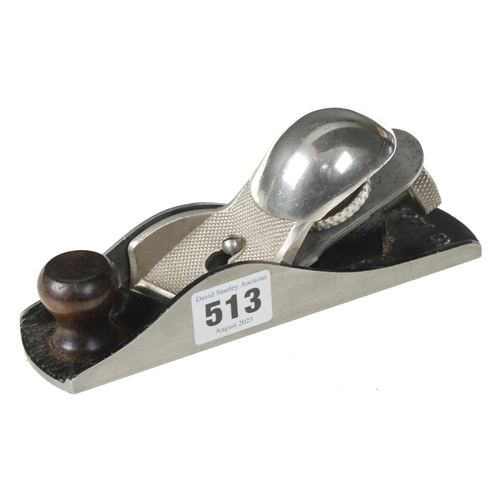 513 - A STANLEY No 140 block plane with removable side G+