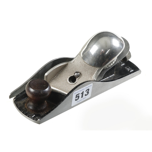 513 - A STANLEY No 140 block plane with removable side G+