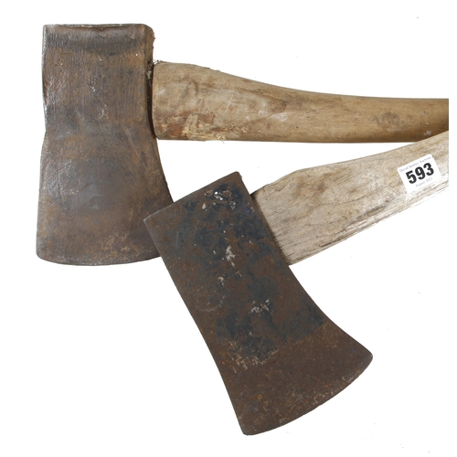 593 - Two felling axes G