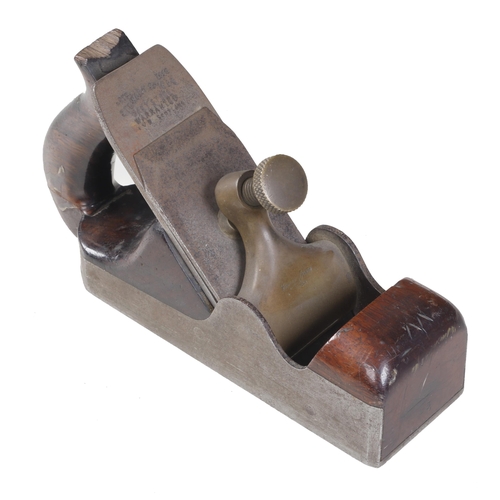 6 - A d/t steel parallel smoother by SPIERS Ayr with orig Spiers iron, crack to handle o/w G+