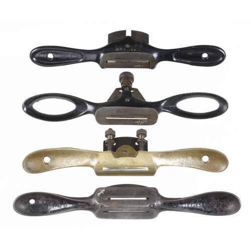 727 - A brass spokeshave by MACROME and 3 others G+