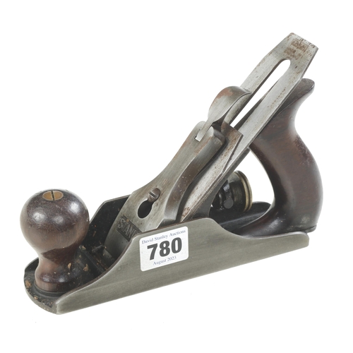 780 - A STANLEY Bedrock No 602 smoother with English iron G+
