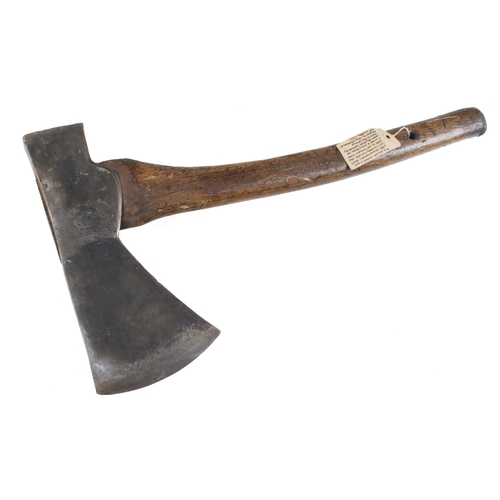 804 - A 7lbs Welsh miner's axe with 5 1/2