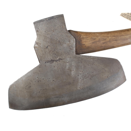 805 - An American broad axe by J.BEATTY with 12