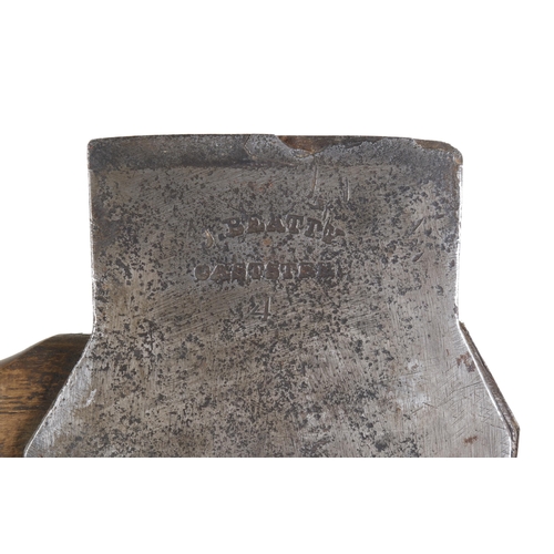 805 - An American broad axe by J.BEATTY with 12