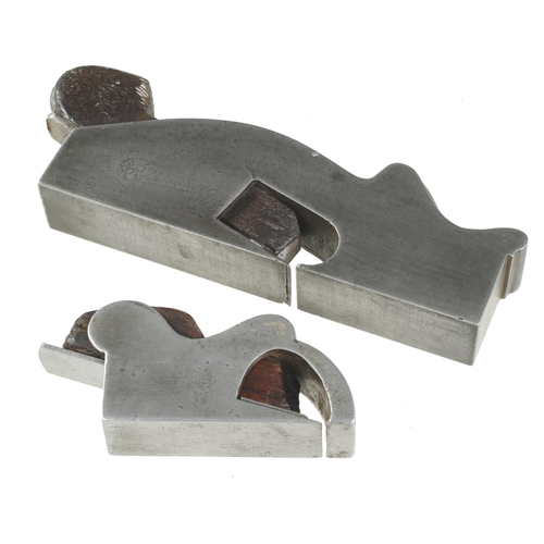 97 - An iron shoulder plane (chip to mouth) and a bullnose plane G