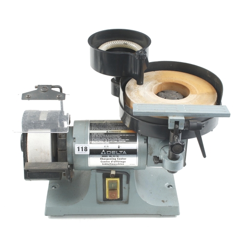 118 - A DELTA No 23-710 sharpening centre 240v Pat tested