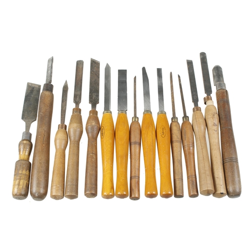 166 - 15 turning tools G+