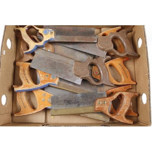 243 - 17 mainly S & J tenon saws G