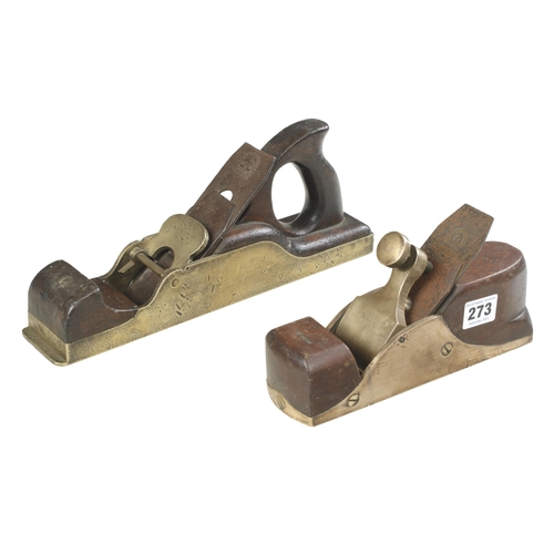 273 - Two brass planes for restoration G