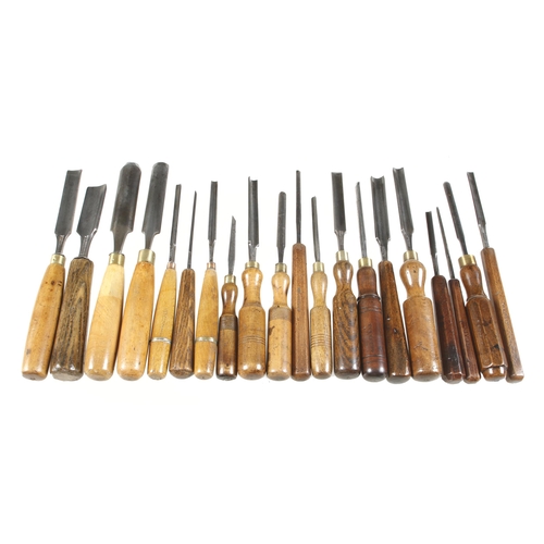 73 - 20 carving tools by IBBOTSON G+