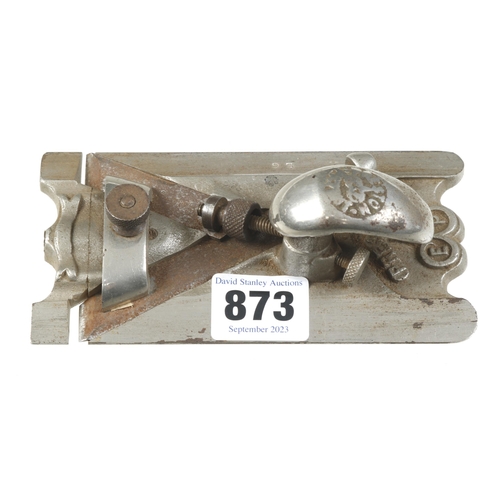 873 - A large size PRESTON No 1369 L & R rebate plane, A few rust spots o/w G+