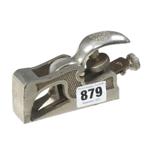 879 - A PRESTON No 1355 adjustable bullnose plane G+