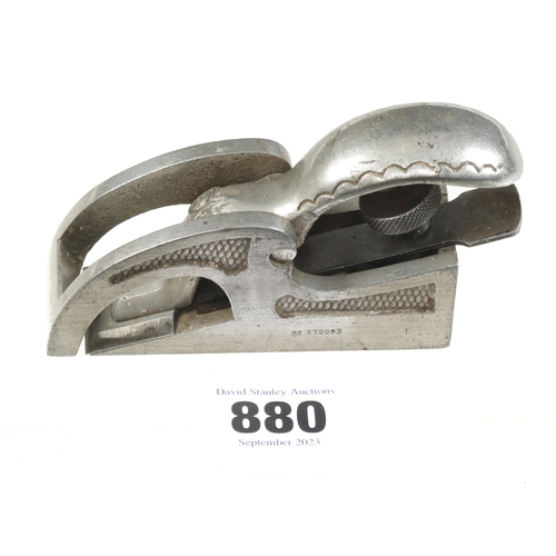 880 - A PRESTON No 1363 N.P. adjustable bullnose plane G+