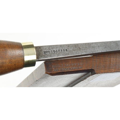 961 - A turning tool and a No 6 hollow moulder both by HOLTZAPFFEL G+