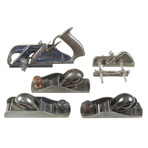 99 - RECORD Nos 078, 043 plough and 3 block planes G