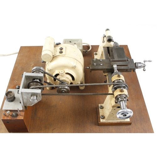 117 - A PULTRA (Manchester) watchmaker's lathe 240v G++Pat tested