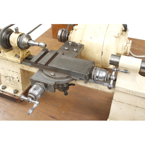 117 - A PULTRA (Manchester) watchmaker's lathe 240v G++Pat tested