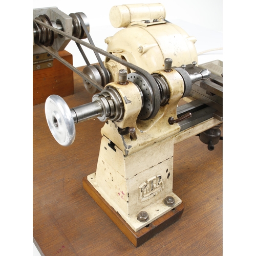 117 - A PULTRA (Manchester) watchmaker's lathe 240v G++Pat tested