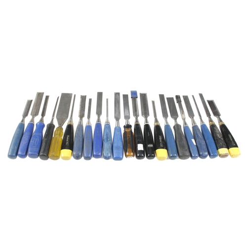 161 - 20 chisels with composite handles G+