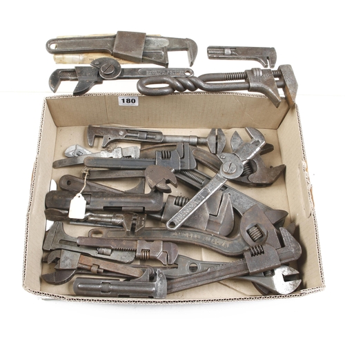 180 - 25 adjustable wrenches G+