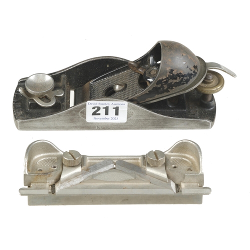 211 - STANLEY Nos 79 L & R rebate planes and 9 1/2 block plane G+