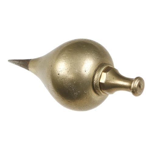 294 - A 2lbs brass plumb bob G+