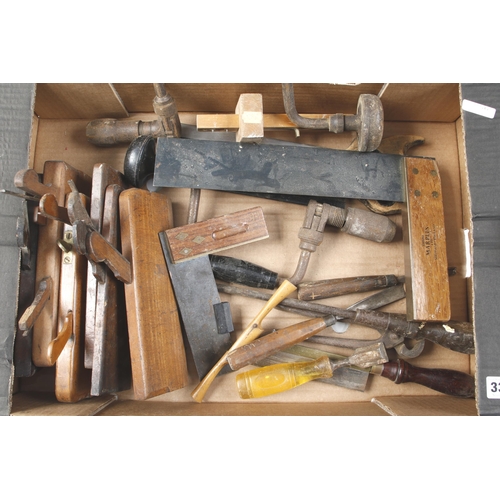 333 - A drawknife, pull saw and other tools G