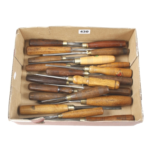 430 - 20 carving tools G