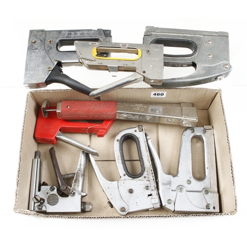 460 - Eight staple guns G