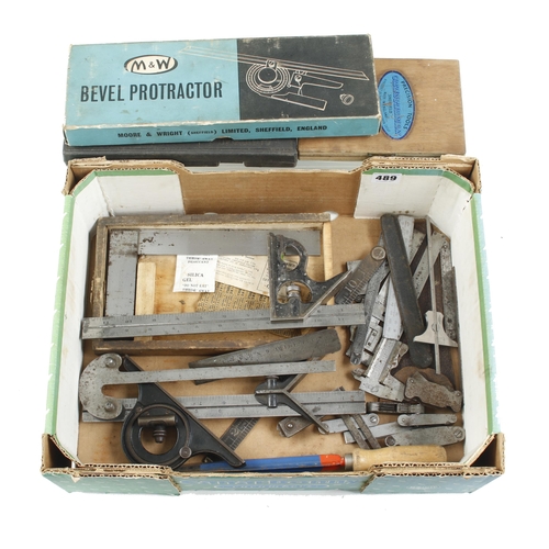 489 - Four engineer's tools in orig boxes and other tools G