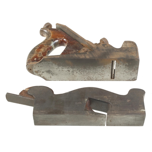 541 - A NORRIS No A61 parallel smoother c/w 70 % orig Norris iron and a steel shoulder plane both for rest... 